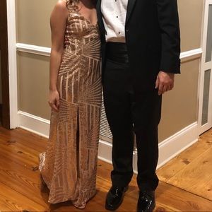 NYE ✨ Gold Sequin Sparkle Formal Dress ✨